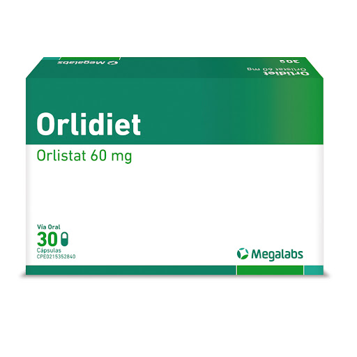 ORLIDIET ORLISTAT 60MG CAP X 30